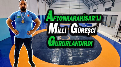 Afyonkarahisarlı Milli Güreşçi Dünya 2'ncisi Oldu