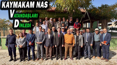 Kaymakam Nas, Taşköprü Köyü Sakinlerini Dinledi