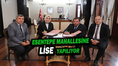 Esentepe Mahallesine Lise Yapılıyor