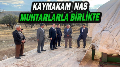 Kaymakam Nas Köylerin İhtiyaçlarını Muhtarlardan Dinledi