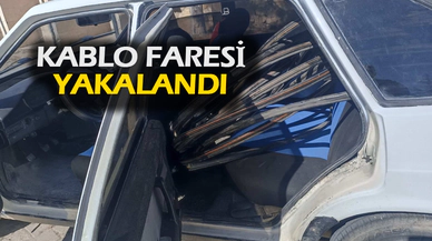 Kablo faresi yakalandı