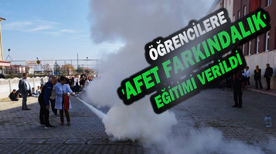 Öğrencilere 'Afet Farkındalık' Eğitimi Verildi