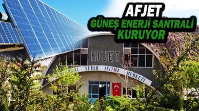 AFJET Güneş Enerji Santrali Kuruyor