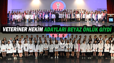 Veteriner Hekim Adayları Beyaz Önlük Giydi