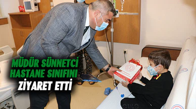 Müdür Sünnetci, hastane sınıfı ile görüştü