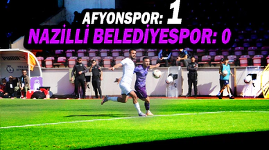 Afyonspor Kendi Sahasında Galip