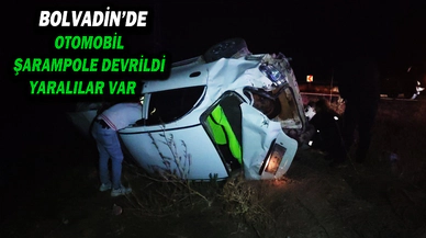 Şarampole Devrilen Otomobilde 2 Kişi…