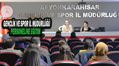 Gençlik Ve Spor İl Müdürlüğü Personeline Eğitim