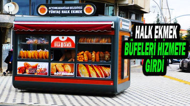 HALK EKMEK BÜFELERİ HİZMETE GİRDİ