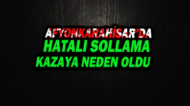 Sollamak İsterken Kaza Yaptı: 2 Yaralı