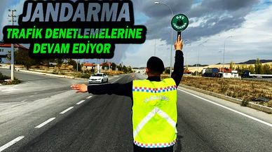 Bolvadin’de Jandarmadan Trafik Denetimi