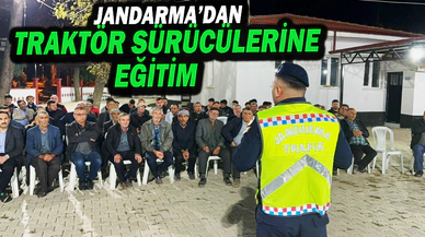 213 Traktör Ve Tarım Aracı  Sürücüsüne Jandarma Eğitim Verdi