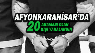 Çeşitli Suçlardan Aranan 20 Kişi Yakalandı