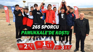 265 Sporcu Pamukkale’de Koştu