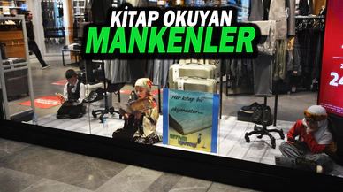 Kitap Okuyan Mankenler Projesi