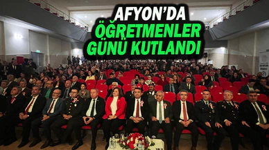 Afyon’da Öğretmenler Günü Kutlandı