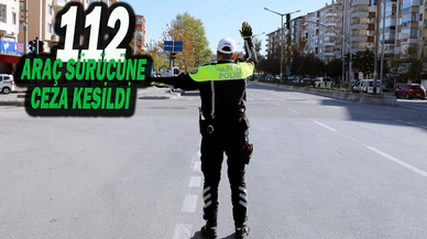112 Araç Sürücüsüne Cezai İşlem Uygulandı