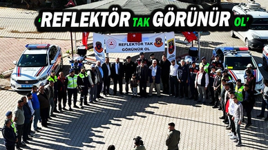 Afyonkarahisar’da ‘Reflektör Tak Görünür Ol’ Projesi Devam Ediyor