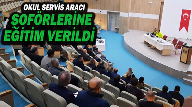 Okul Servis Aracı Şoförlerine Eğitim Verildi
