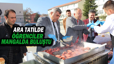 Ara Tatilde Öğrenciler Mangalda Buluştu