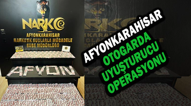 Afyonkarahisar Otogarın Da 9 Bin 758 Adet Uyuşturucu Hap Ele Geçirildi