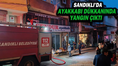 Ayakkabı Dükkanında Çıkan Yangında Büyük Çapta Zarar Meydana Geldi