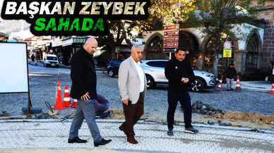 Başkan Zeybek Çalışmaları Yerinde Takip Etti