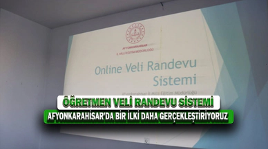 Afyonkarahisar Online Veli Randevu Sistemine Geçti
