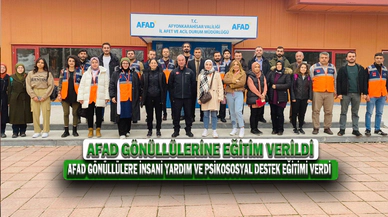 AFAD Gönüllülerine Eğitim Verildi