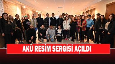 AKÜ Resim Sergisi Açıldı