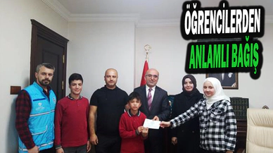 Mecidiye İmam Hatip Ortaokulu'ndan Anlamlı Bağış