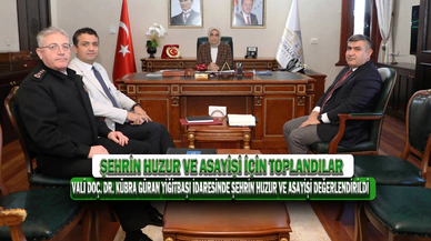 Şehrin Huzur Ve Asayişi İçin Toplandılar