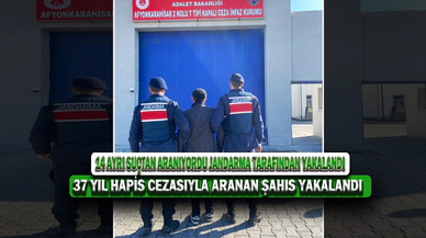 37 Yıl Hapis Cezasıyla Aranan Şahıs Jandarma Tarafından Yakalandı