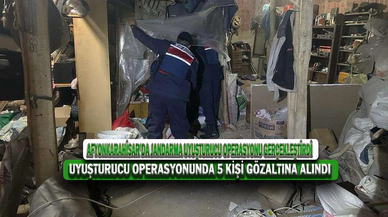 Uyuşturucu Operasyonunda 5 Kişi Gözaltına Alındı