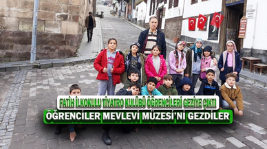 Öğrenciler Mevlevi Müzesi’ni Gezdiler