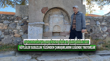 Afyonkarahisar'da 610 Nüfuslu Köyün Su Çilesi Çözülemiyor