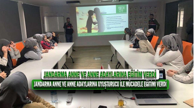 Jandarma Anne Ve Anne Adaylarına Uyuşturucu İle Mücadele Eğitimi Verdi