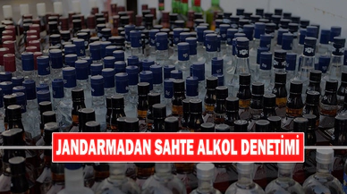 Jandarmadan Sahte Alkol Denetimi