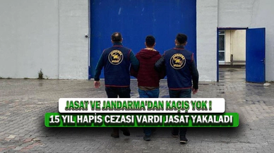 15 Yıl Hapis Cezası İle Aranan Şahsı Jasat Yakaladı