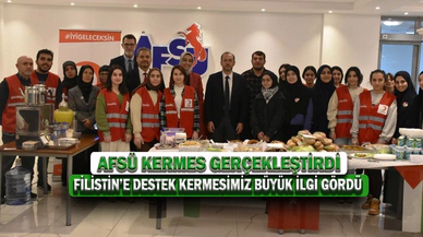 Filistin’e Destek Kermesimiz Büyük İlgi Gördü