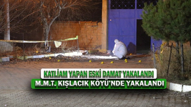 Katliam Yapan Eski Damat Yakalandı