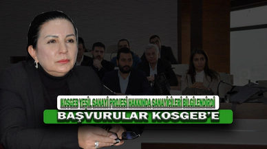 KOSGEB Yeşil Sanayi Projesi Hakkında Sanayicileri Bilgilendirdi