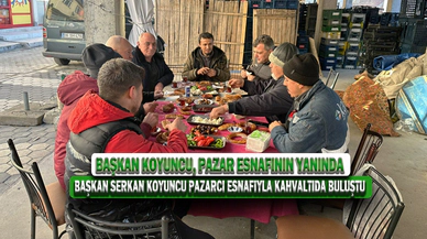 Başkan Koyuncu, Pazar Esnafının Yanında