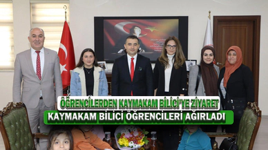 Kaymakam Bilici Öğrencileri Ağırladı