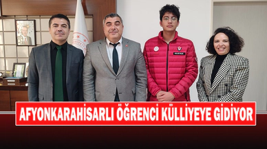 Afyonkarahisarlı Öğrenci Külliyeye Gidiyor