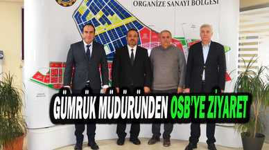 Gümrük Müdüründen Osb’ye Ziyaret