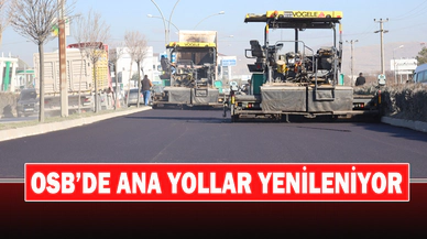 OSB’de Ana Yollar Yenileniyor