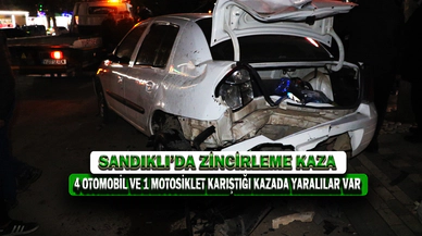 5 Aracın Karıştığı Zincirleme Kaza Maddi Hasarla Atlatıldı