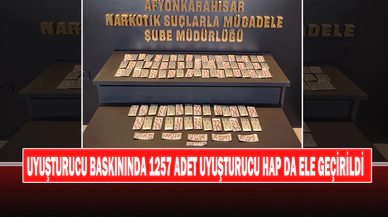 Eve Yapılan Uyuşturucu Baskınında 1257 Adet Uyuşturucu Hap Da Ele Geçirildi
