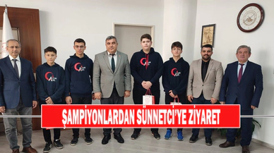 Şampiyonlardan Sünnetci’ye Ziyaret